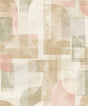 Cassandra Brown Block Geometric Wallpaper by Chesapeake - 4191-83032