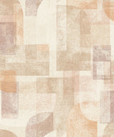Cassandra Rust Block Geometric Wallpaper in Rust by Chesapeake - 4191-83033