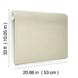 Sonia Light Green Faux Linen Transitional Solid Vinyl Non Woven Scrubbable Strippable Wallpaper by Chesapeake - 4191-83036