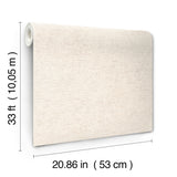 Tansy Light Grey Distressed Texture Unpasted Vinyl on Non Woven Scrubbable Strippable Wallpaper by Chesapeake Kitchen & Bath - 4191-83037