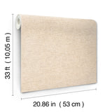 Tansy Neutral by Chesapeake Distressed Texture Vinyl on Non Woven Scrubbable Strippable Wallpaper Kitchen and Bath - 4191-83038