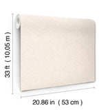 Hollis Beige by Chesapeake Textured Diamond Geometric Vinyl on Non Woven Unpasted Scrubbable Wallpaper Kitchen and Bath Collection - 4191-83043