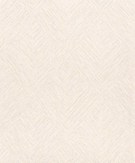 Hollis Beige Textured Diamond Wallpaper by Chesapeake - 4191-83043