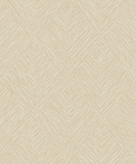 Hollis Light Brown Textured Diamond Wallpaper by Chesapeake - 4191-83044