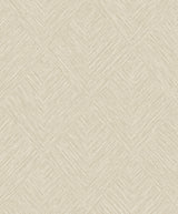 Hollis Taupe Textured Diamond Wallpaper by Chesapeake - 4191-83045