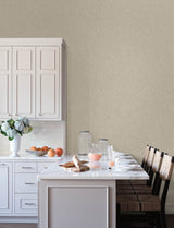 Hollis Taupe Textured Diamond Geometric Unpasted Vinyl on Non Woven Wallpaper by Chesapeake Kitchen and Bath Collection - 4191-83045