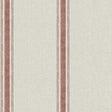Linette Red Fabric Stripe Wallpaper by Chesapeake - 4192-12464