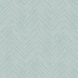 Caladesi Aqua Linen Chevron Wallpaper by Chesapeake - 4192-13672