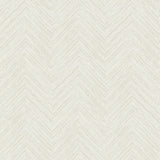 Caladesi Light Grey Linen Chevron Wallpaper by Chesapeake - 4192-13679