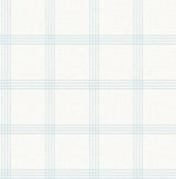Twain Light Blue Plaid Wallpaper by Chesapeake 4192-24475