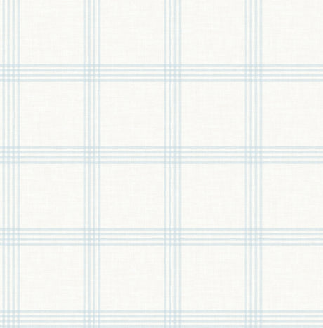 Twain Light Blue Plaid Wallpaper by Chesapeake 4192-24475