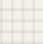 Twain Dove Plaid Wallpaper by Chesapeake - close-up of soft grey pinstripe plaid pattern on light linen-texture background