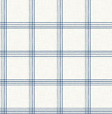 Twain Denim Plaid Wallpaper by Chesapeake - 4192-26993