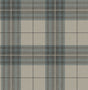 Cabin Check Teal Plaid Wallpaper by Chesapeake - SKU 4192-27695, textured non woven plaid pattern in teal, charcoal, and taupe