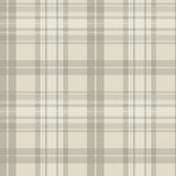 Austin Beige Plaid Wallpaper by Chesapeake - 4192-330216