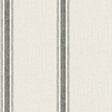 Linette Black Fabric Stripe Wallpaper by Chesapeake - 4192-70066