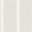 Linette Beige Fabric Stripe Wallpaper by Chesapeake - 4192-70070