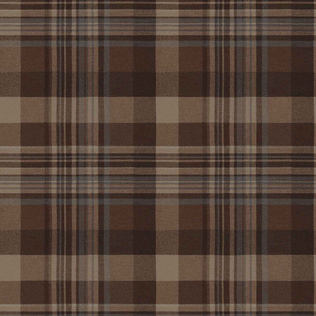 Dutton Plaid Rust Flannel Wallpaper by Chesapeake - 4192-72636