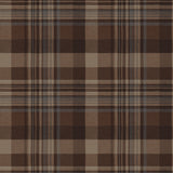 Dutton Plaid Rust Flannel Wallpaper by Chesapeake - 4192-72636