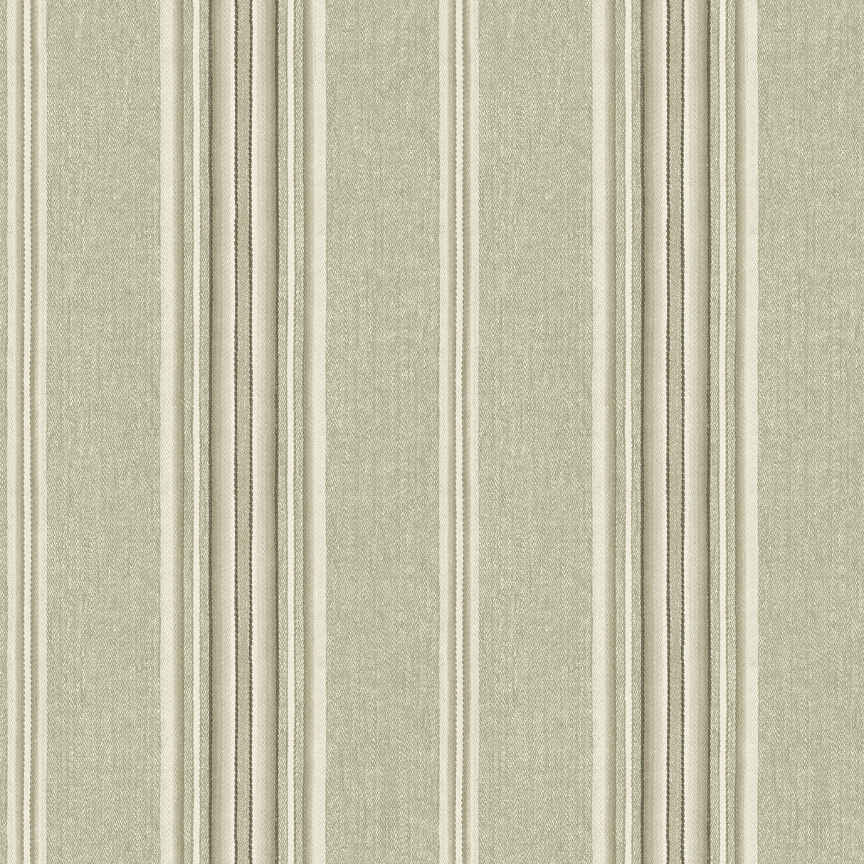 Calvados Moss Linen Stripe Wallpaper by Chesapeake - 4192-83121