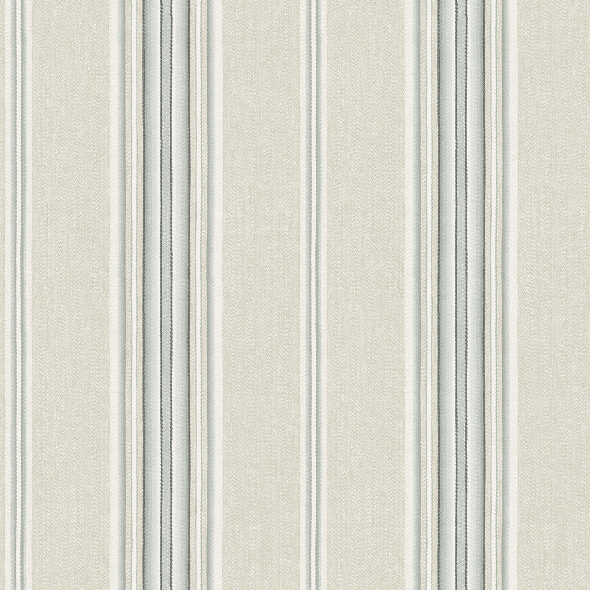 Calvados Turquoise Linen Stripe Wallpaper by Chesapeake - 4192-83122