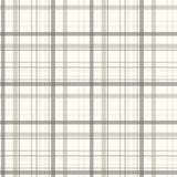 Burgess Charcoal Plaid Wallpaper by Chesapeake - 4192-83409