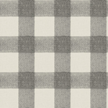 Thorpe Charcoal Plaid Wallpaper by Chesapeake - 4192-83421