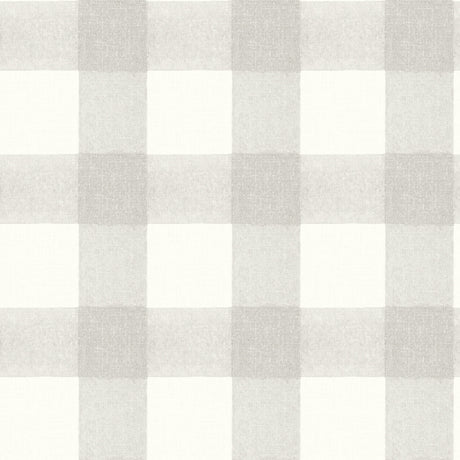 Thorpe Light Grey Plaid Wallpaper by Chesapeake - 4192-83422