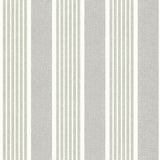Bingley Green Embellished Stripe Wallpaper by Chesapeake - 4192-83432