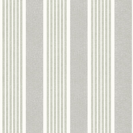 Bingley Green Embellished Stripe Wallpaper by Chesapeake - 4192-83432