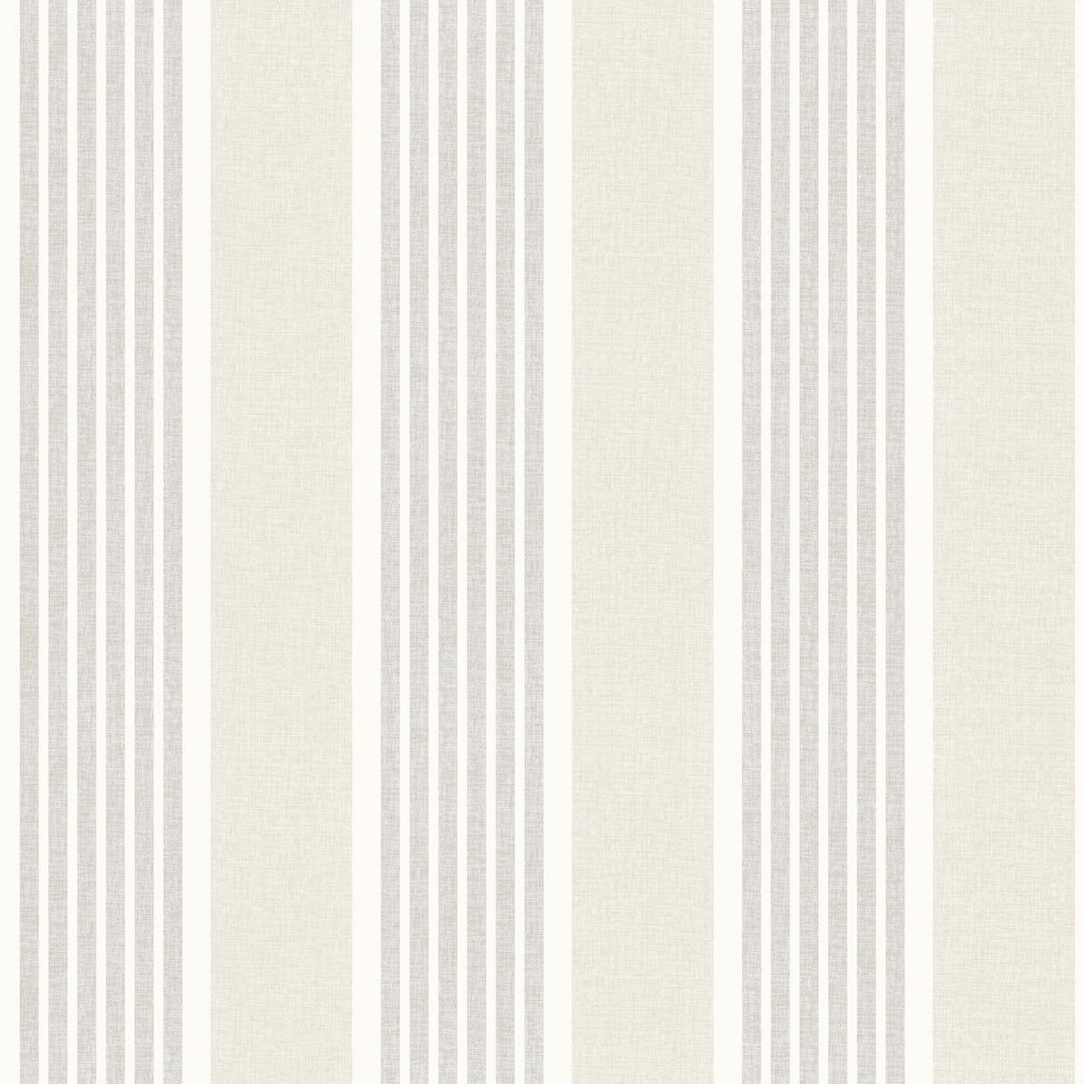 Bingley Light Grey Embellished Stripe Wallpaper by Chesapeake - 4192-83434