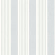 Bingley Light Blue Embellished Stripe Wallpaper by Chesapeake - SKU 4192-83436, featuring sky blue and white multi-stripe bands with fine linen detailing