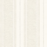 Maddox Light Grey Flannel Stripe Wallpaper by Chesapeake - 4192-83440