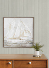 Stokes Grey Chevron Stripe Wallpaper by Chesapeake - Modern Graphics Plaid & Stripe Prepasted Non Woven Hybrid Wallpaper - 4192-83446