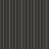 Lascelle Black Modern Pinstripe Wallpaper by Chesapeake - 4192-83453