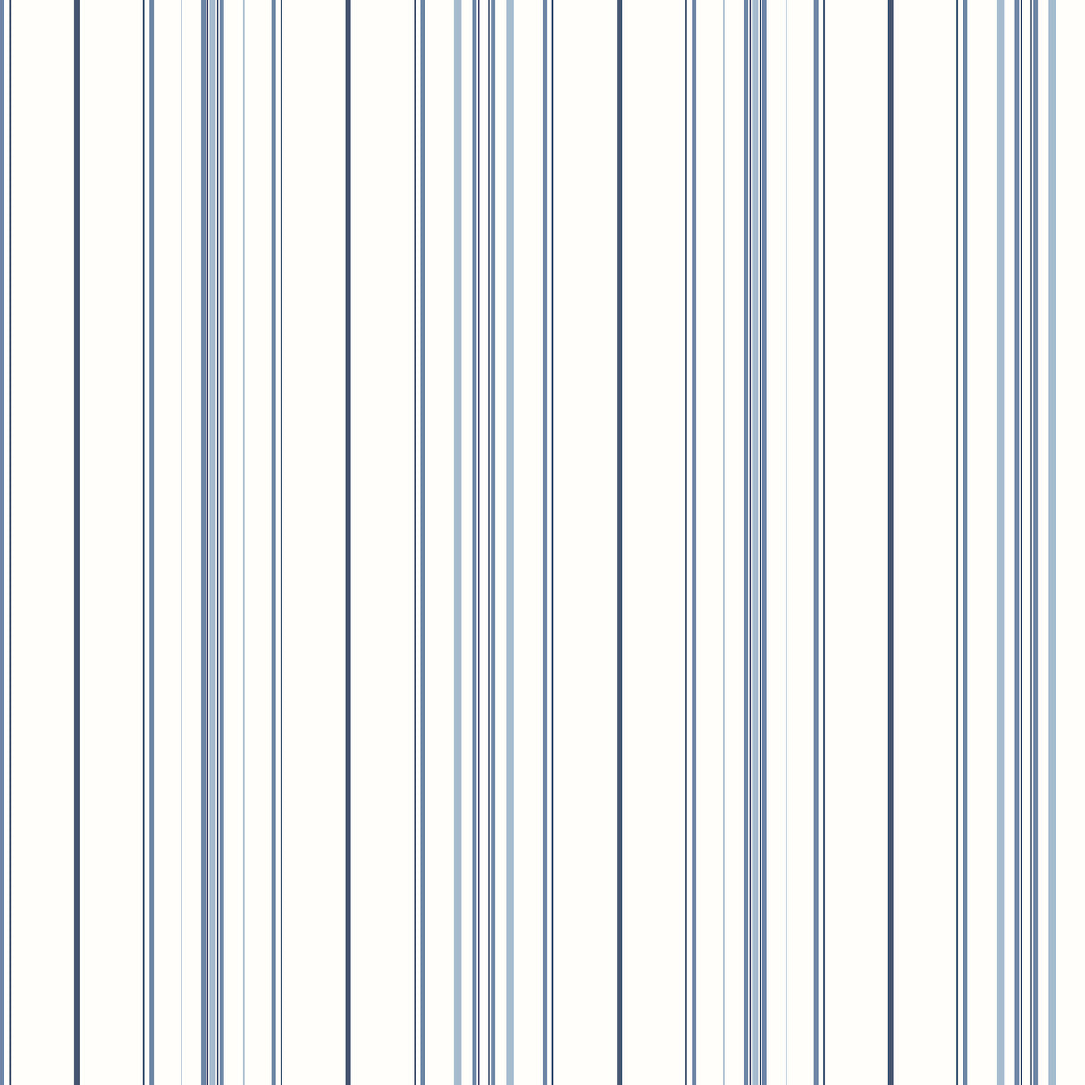Lascelle Blue Modern Pinstripe Wallpaper by Chesapeake - 4192-83454