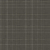 Fox Hollow Charcoal Dashed Plaid Wallpaper by Chesapeake - 4192-83457