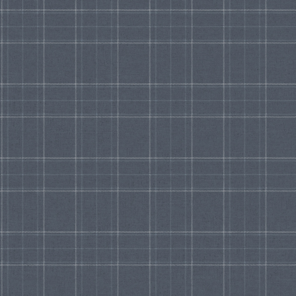 Fox Hollow Dark Blue Dashed Plaid Wallpaper by Chesapeake 4192-83458