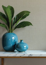Alba Grey by A-Street Prints Open Weave Wallpaper- A-Street Prints 4193-7402
