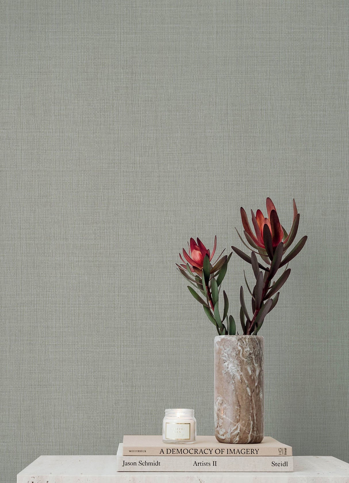 Alba Grey by A-Street Prints Open Weave Wallpaper- A-Street Prints 4193-7402