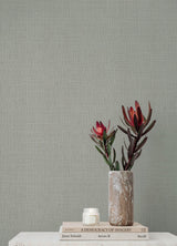Alba Grey by A-Street Prints Open Weave Wallpaper- A-Street Prints 4193-7402