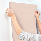 Alba Blush by A-Street Prints Open Weave Wallpaper- A-Street Prints 4193-7406