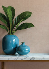 Alba Blush by A-Street Prints Open Weave Wallpaper- A-Street Prints 4193-7406