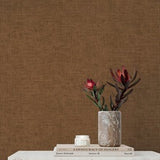 Alba Copper by A-Street Prints Open Weave Vinyl Non Woven Wallpaper – A-Street Prints 4193-7409