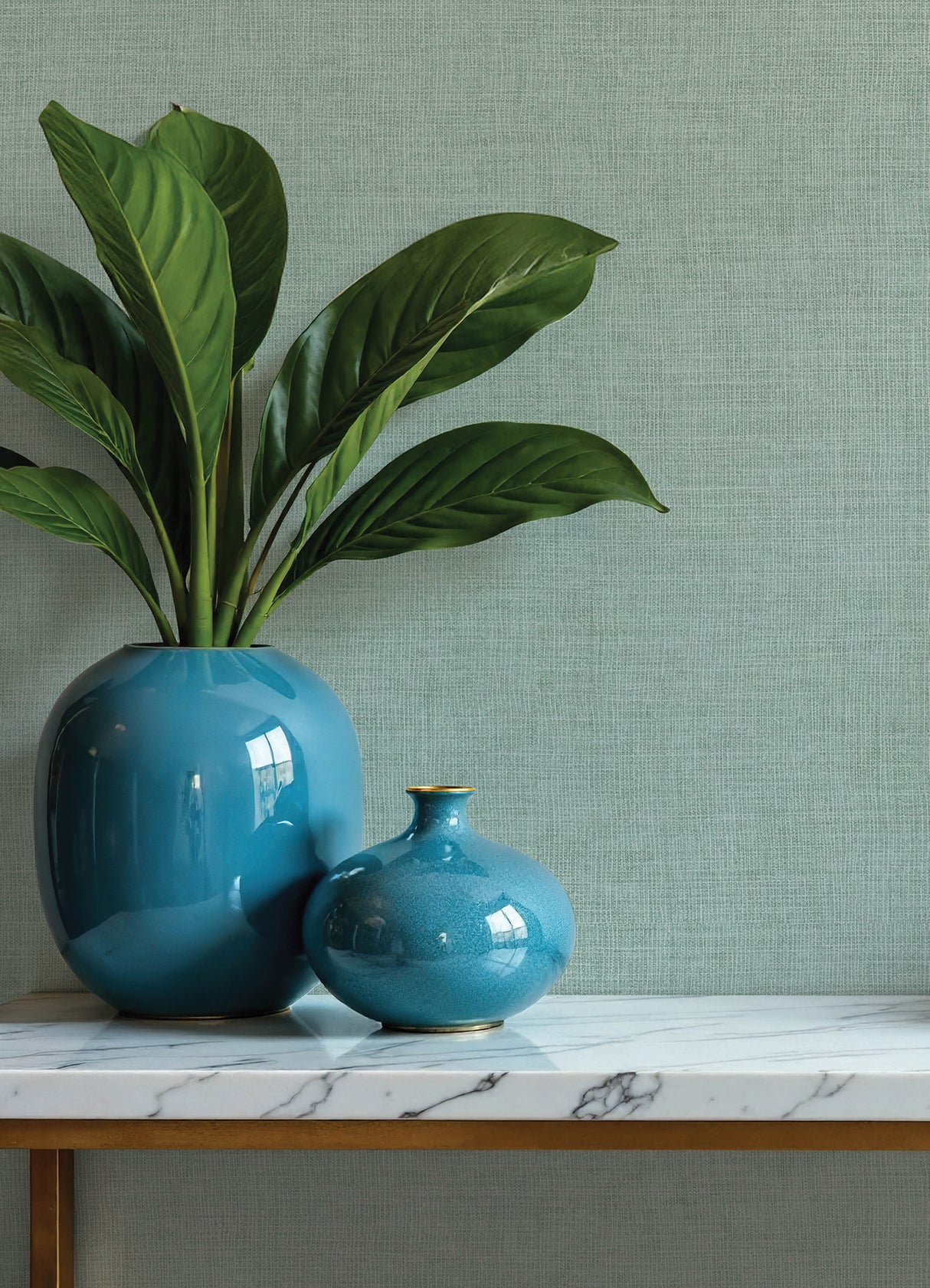 Alba Light Blue by A-Street Prints Open Weave Wallpaper – Brewster 4193-7410