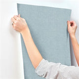 Alba Sky Blue by A-Street Prints Open Weave Wallpaper- A-Street Prints 4193-7411