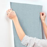 Alba Sky Blue by A-Street Prints Open Weave Wallpaper- A-Street Prints 4193-7411