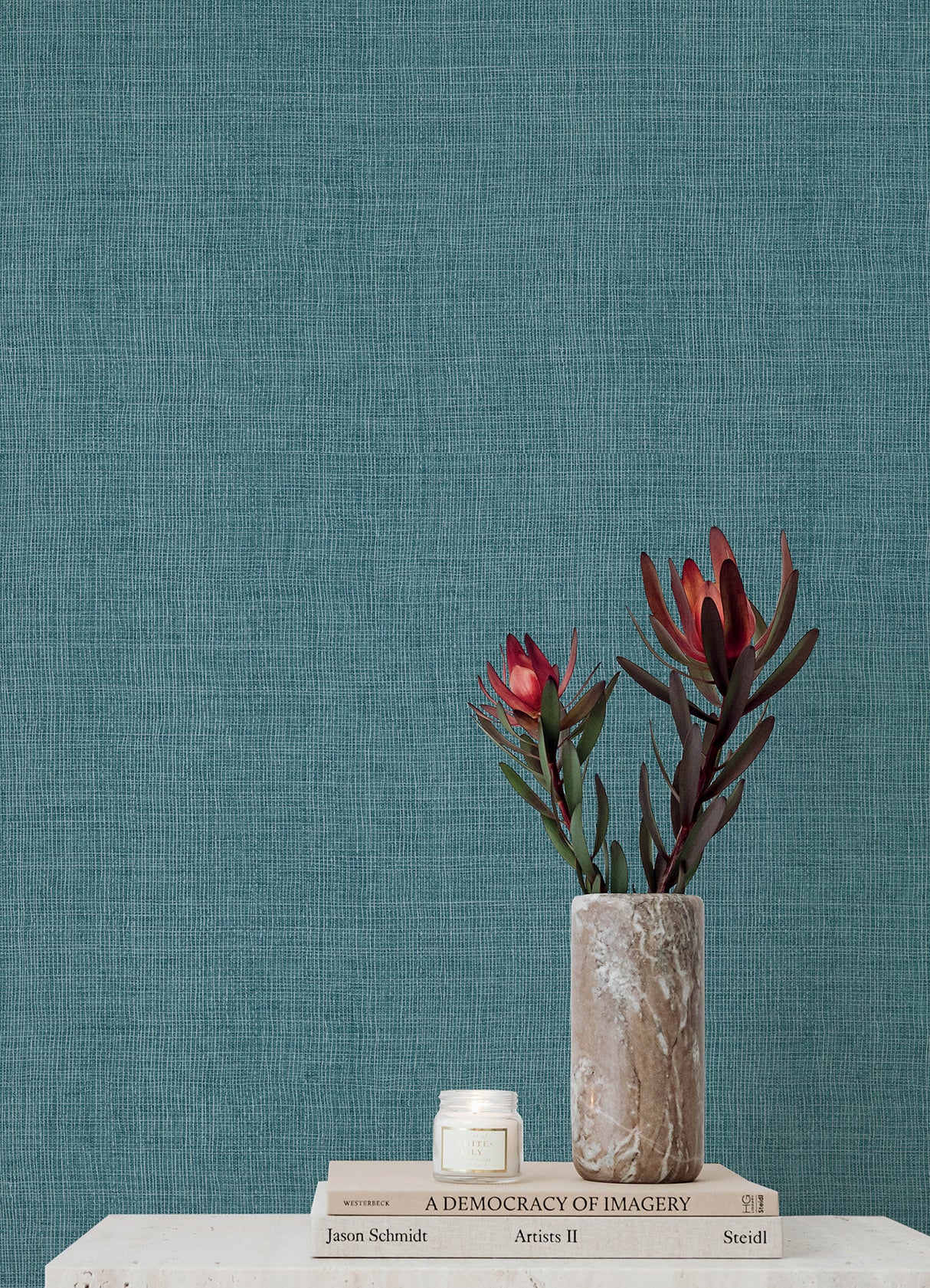 Alba Turquoise by A-Street Prints Open Weave Wallpaper- A-Street Prints 4193-7412