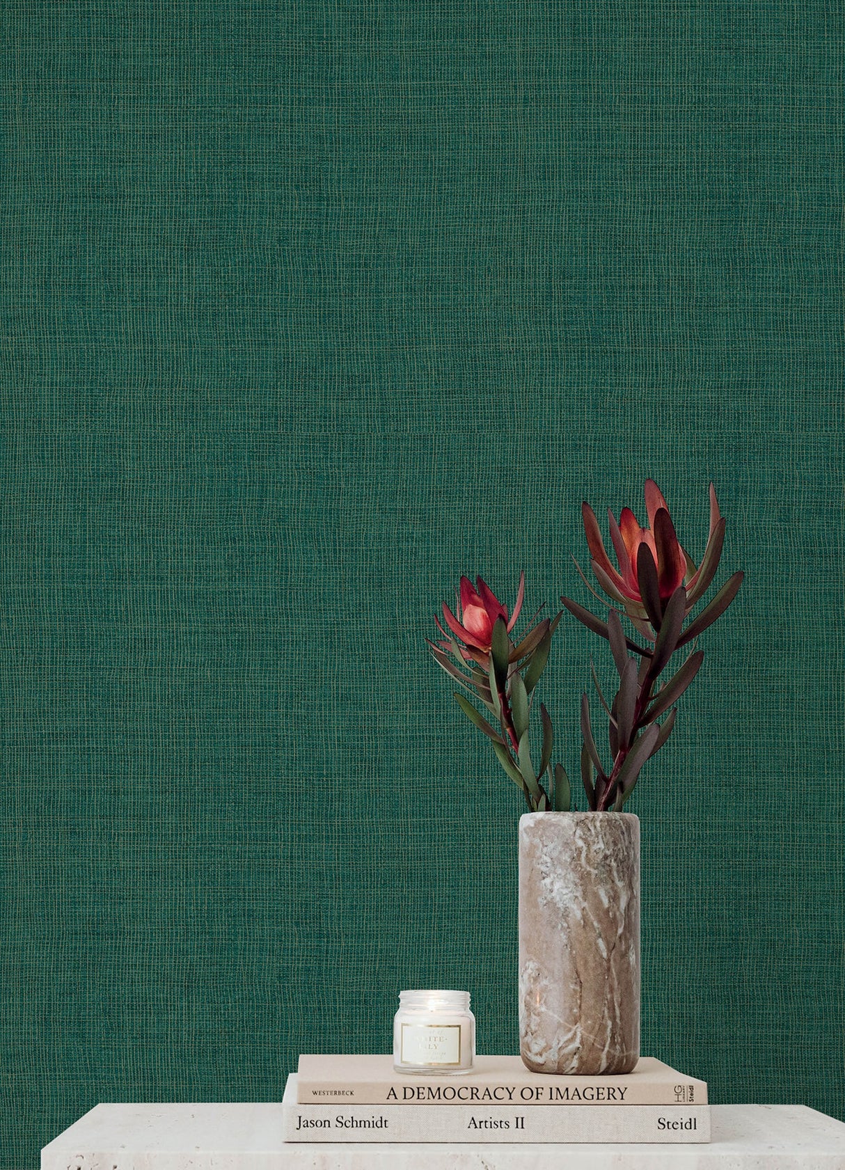Alba Evergreen by A-Street Prints Open Weave Wallpaper- A-Street Prints 4193-7413