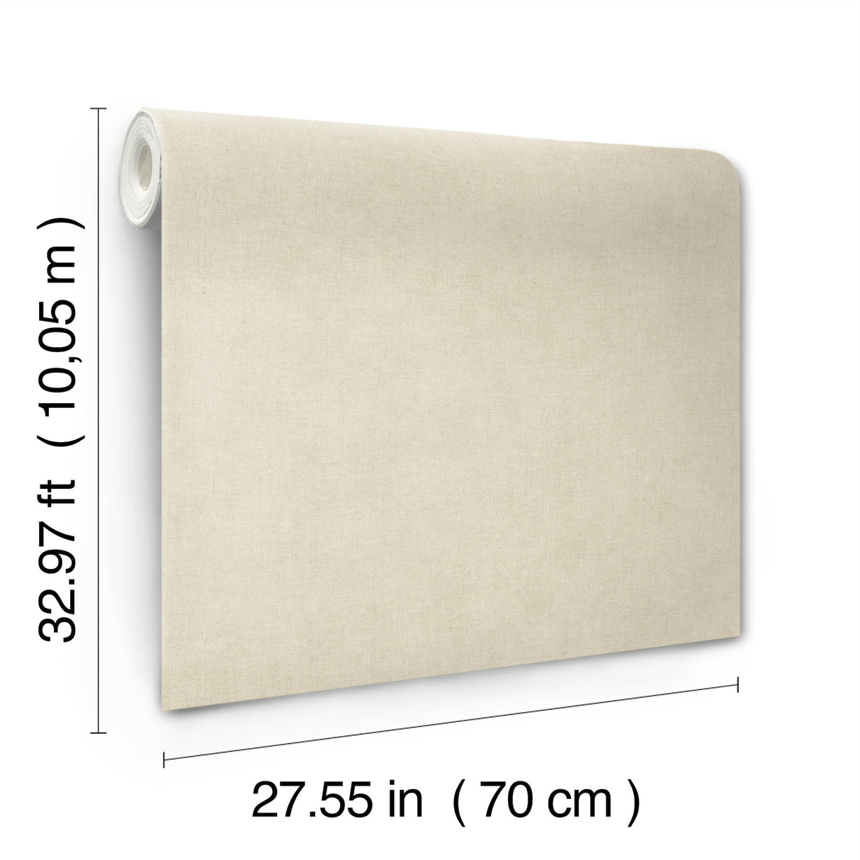 Nuovo Taupe by A-Street Prints Faux Linen Wallpaper – Brewster 4193-7422